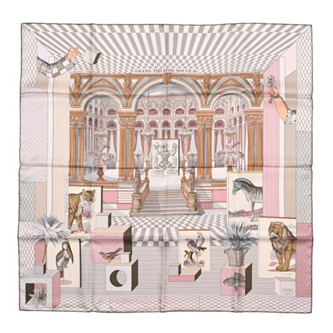 hermes silk grand theatre nouveau scarf 90 rose|Grand Theatre Nouveau scarf 90 .